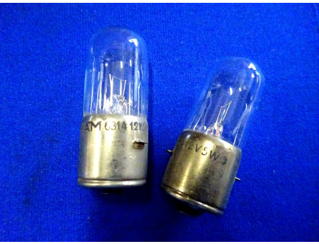 Osram 6314 Glühlampe 12 V 5 W Ba20s 2 Stk. (27566)