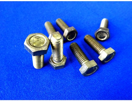 Sechskantschraube ESKA 8 x 25 mm Messing 7 Stück (25521)