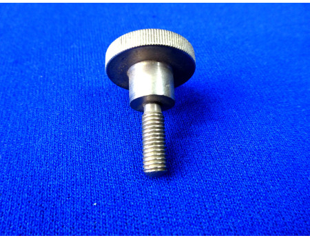 Rändelschraube 20 x 16 mm M5 Messing vernickelt (25527)