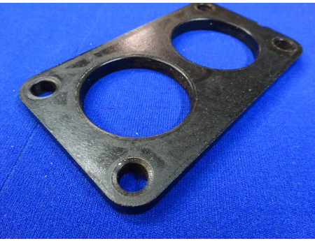 Isolierflansch 68 x 120 x 6,6 mm Vergaser Isolierplatte 2 x 42 mm (25574)
