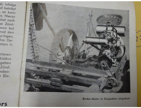 Fichtel & Sachs Bindermotor 1939 Handbuch (27678)