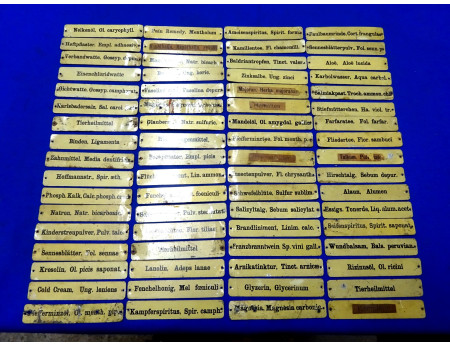 Schilder 30er Jahre Schublade Apotheke Drogerie (27690)