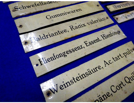 Drogerie Apotheke Schilder für Schubladen (27691)