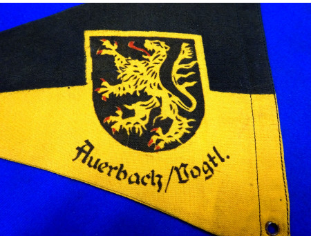 Wimpel Auerbach / Vogtland 16 x 25 cm (27704)