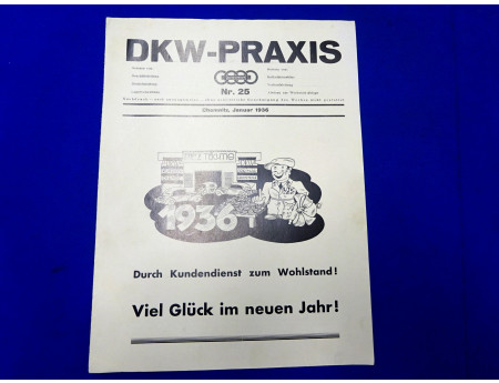 DKW Praxis Nr.25 Chemnitz Juni 1936 ungelesen (27838)