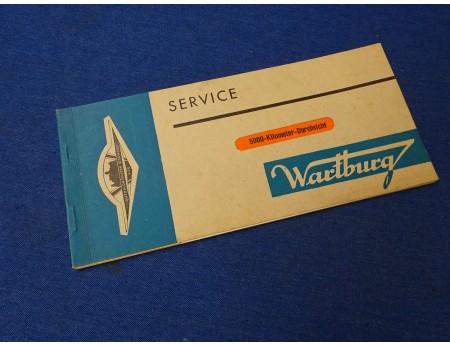 Durchsichtsheft Wartburg 353, 1967 Service-Heft Checkheft (7216)