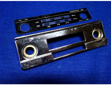 Blende DDR Autoradio Stern Konstant Chrom (25848)