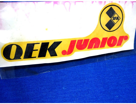 QEK Junior Schriftzug Schiebebild Abziehbild DDR (25950)