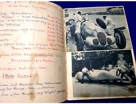 Autorennen 1938 / 39 Rennsport Fotos Zeitungsartikel 8 Hefte (28040)