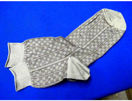 DDR Socken grau/braun Größe 28 / 42 unbenutzt (28238)