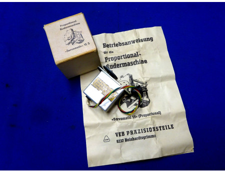 Rudermaschine Servomatic 15S DDR Modellbau (28345)