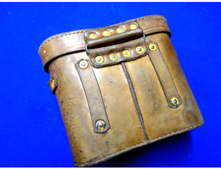 Leder Tasche Köcher Tornister für Fernglas (28356)