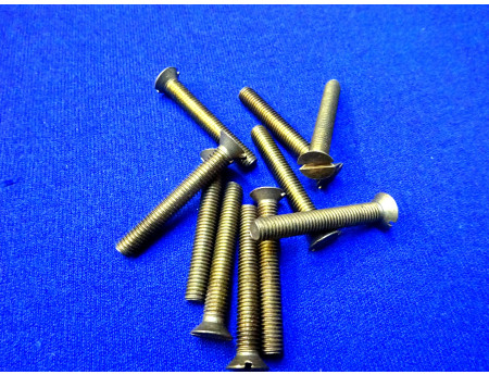 Messing Senkkopfschraube 5 x 35 mm 10 Stk. ESKA DDR (26290)