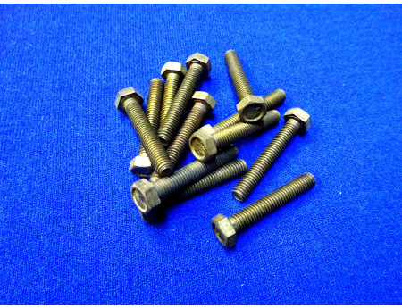 Messing Sechskantschraube ESKA 5 x 30 mm 12 Stück (26291)