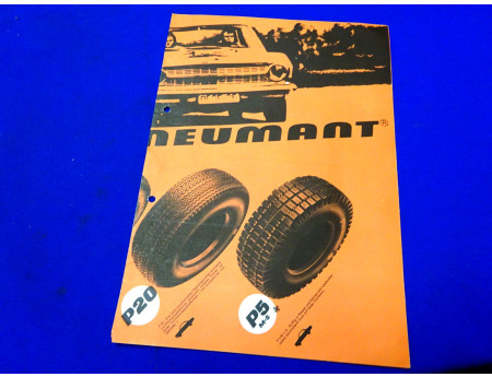 Prospekt Pneumant Reifen 1966 (28402)