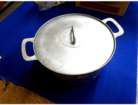 Topf Aluminium-Guss 25 x 14 cm DDR, neu (28405-1)