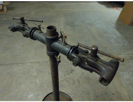 Fahrrad Montage-Ständer Gusseisen 130 cm Vorkrieg (27318)