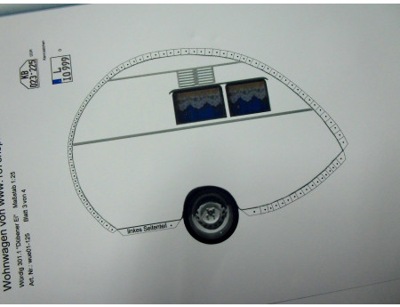 Bastelbogen Würdig 301 Dübener Ei 1:25 (29026)