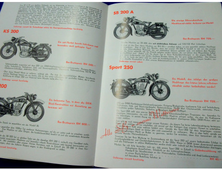 Prospekt Autounion "Mit DKW zum Erfolg" Original, 1937 (28862)