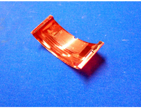 Lichtscheibe rot Rückleuchte QEK, DDR Anhänger Dübener Ei (29045)