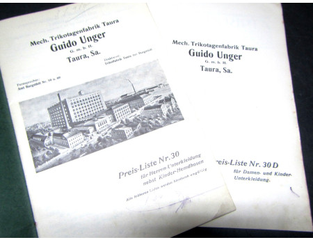 Guido Unger Taura / Sachsen Preisliste 30 (C21615)