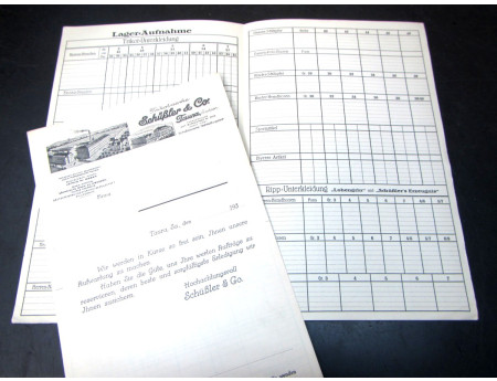 Vertreter Ankündigung Schüßler & Co. Taura/Sa. Bestellung 30er Jahre (C21625) 