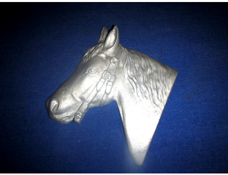 Pferdekopf Aluminium Guss Relief 130 x 120 mm (28812)