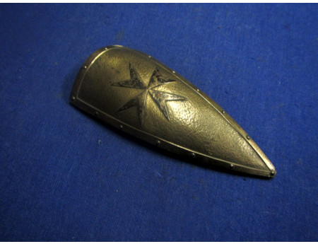 Schild Wappen Kreuz Messing 165 x 70 mm (28823)