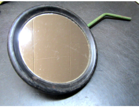 Spiegel armeegrün 138 mm Sachsenring P2 IFA DDR (21765)