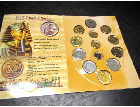 Egyptian Coins Collection Münzen Sortiment Ägypten (C21310)
