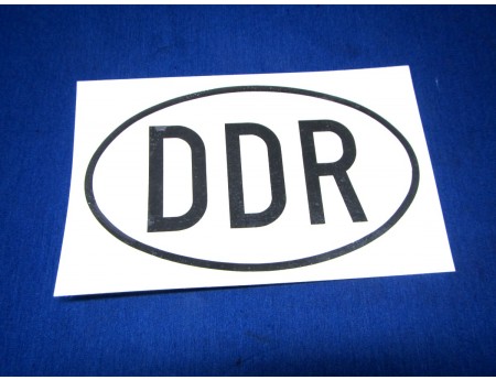 Schiebebild DDR Abziehbild Länderkennung 240x145 mm (22621)