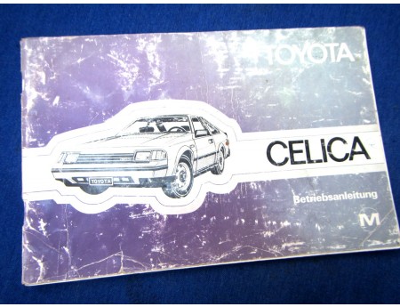Betriebsanleitung Toyota Celica 1981 (22654)