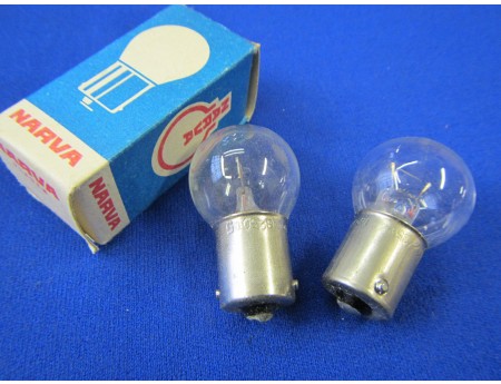 Glühlampen 2 Stk. 12 Volt 15 Watt Ba15s Wartburg Trabant MZ IFA DDR (C11116)