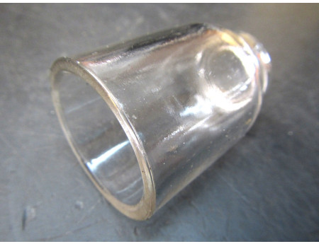 Filterbecher 42x58 mm Echtglas Oldtimer Benzinpumpe (22156)