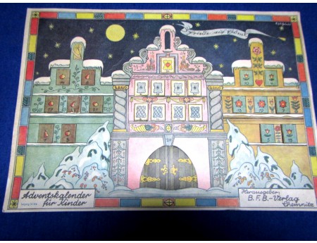 Adventskalender für Kinder 50er Jahre B.F.B. Verlag Chemnitz (23146)