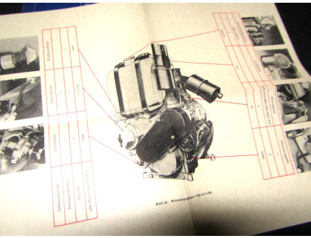 Betriebsanleitung Dieselmotor 1VD8/8-2SL / 2+4VD8/8-2SVL Handbuch 1978 (C17741)