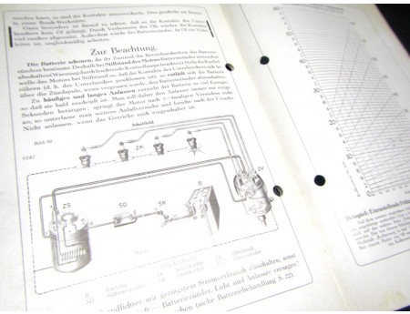Bosch Batteriezündung Handbuch 1928 (C17951)