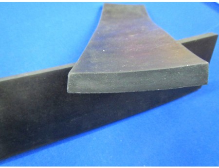 Gummiplatte 280x77x11 mm Unterlage Zwischenlage IFA DDR (23598)