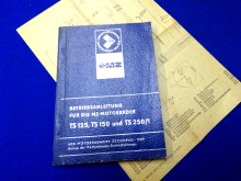 Betriebsanleitung MZ TS 125 150 + 250/1 Handbuch 1982 (26436)