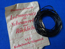 Leitungssatz Kabel Scheinwerfer / Rücklicht DDR Damenrad (26838)
