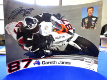Gareth Jones 87 Autogramm Poster Plakat Sachsenring (26010-1)
