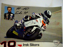 Irek Sikora 10 Wilbers BMW Poster signiert Sachsenring (26013-1)
