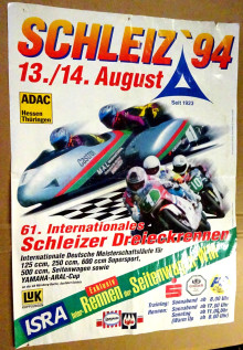 Plakat 59x83 cm Schleizer Dreieck Rennen 1994 (27064)