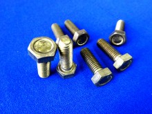 Sechskantschraube ESKA 8 x 25 mm Messing 7 Stück (25521)
