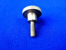 Rändelschraube 20 x 16 mm M5 Messing vernickelt (25527)