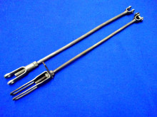 Bremsgestänge Opel P4 / 1.2 Liter Stangen Gabelstücke (27775)