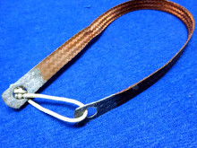 Masseband 420 x 14 mm Cu-Geflecht IFA DDR (25846)