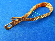 Masseband 380 mm CU Geflecht 16 x 2 mm IFA DDR (25873)