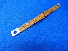 Masseband 190 mm CU-Geflecht 14 x 3 mm IFA DDR (25876)