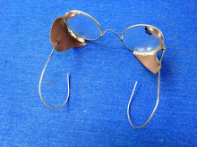Schutzbrille Vintage Klarglas Steampunk (26167)